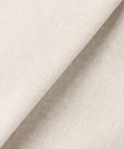 JOURNAL STANDARD（ジャーナルスタンダード）の「スーパー120ビーバーノーカラーコート（その他アウター・レディース・ブラック/ライトグレー/ベージュ系その他/ベージュ・38/36）」の12枚目の写真