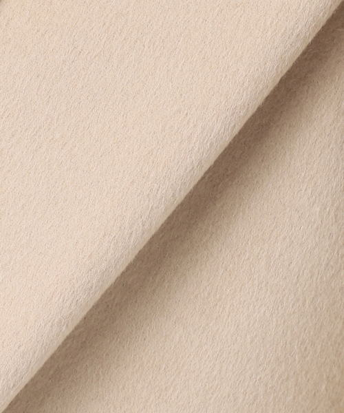 JOURNAL STANDARD（ジャーナルスタンダード）の「スーパー120ビーバーノーカラーコート（その他アウター・レディース・ブラック/ライトグレー/ベージュ系その他/ベージュ・38/36）」の14枚目の写真