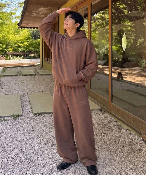 PHERMENON(フェルメノン)の「ピグメントオーバーサイズワイドストリングジョガーパンツ - ブラック(スウェットパンツ・メンズ・その他・1/2)」の21枚目の写真