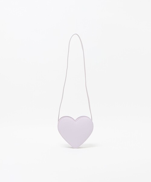 green label relaxing(グリーンレーベルリラクシング)の「ハート ポシェット / 26SS(ショルダーバッグ・キッズ・イエロー/ライラック/ブラック・FREE)」の3枚目の写真