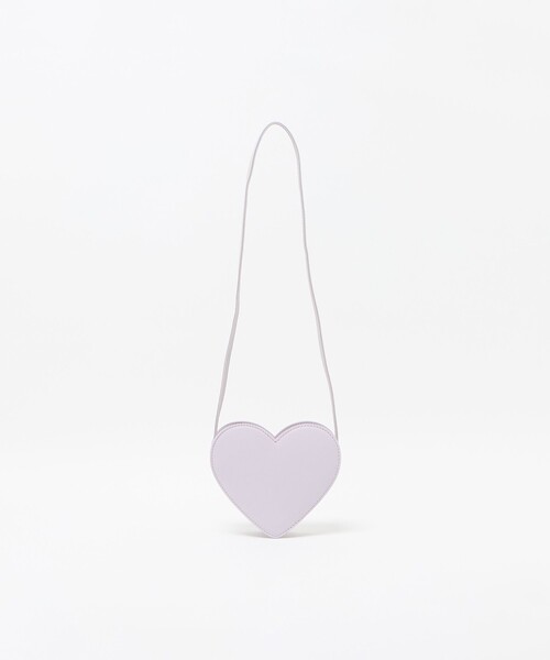 green label relaxing(グリーンレーベルリラクシング)の「ハート ポシェット / 26SS(ショルダーバッグ・キッズ・イエロー/ライラック/ブラック・FREE)」の5枚目の写真