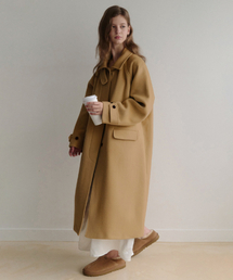 LENAV（ルナブ）の「esy cashmere mac コート (キャメル)（チェスターコート）」