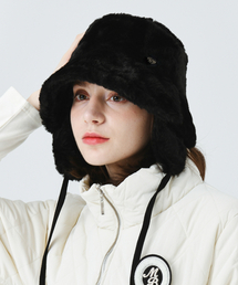 MONBIRDIE GOLF（モンバーディーゴルフ）の「ギュドリミンクタッチバケットハットBLACK（ハット）」