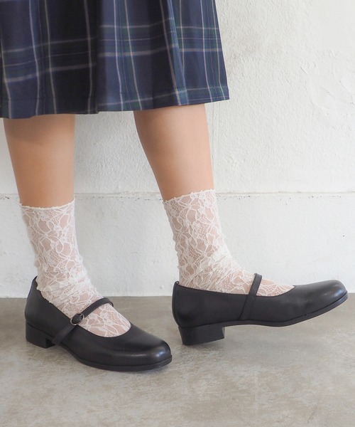 あしながおじさん（アシナガオジサン）の「ストラップシューズ　2810611（パンプス・レディース・ブラック/レッド・24.5cm/24cm/23.5cm/23cm/22.5cm）」の18枚目の写真