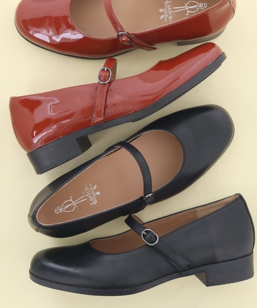 あしながおじさん（アシナガオジサン）の「ストラップシューズ　2810611（パンプス・レディース・ブラック/レッド・24.5cm/24cm/23.5cm/23cm/22.5cm）」の5枚目の写真