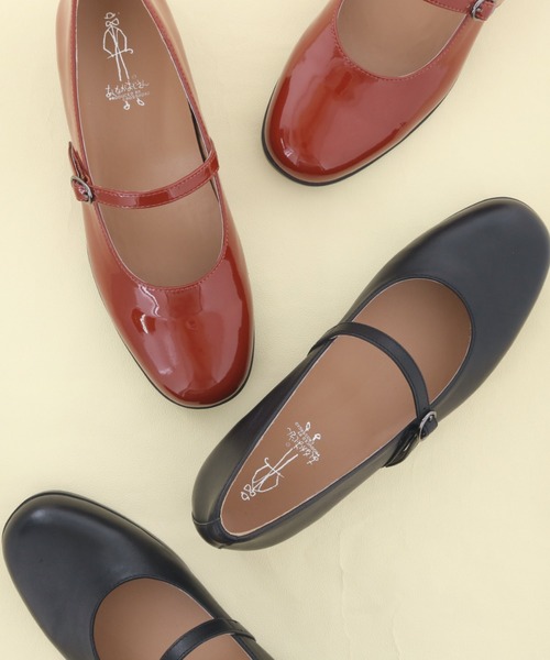 あしながおじさん（アシナガオジサン）の「ストラップシューズ　2810611（パンプス・レディース・ブラック/レッド・24.5cm/24cm/23.5cm/23cm/22.5cm）」の6枚目の写真