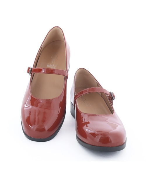 あしながおじさん（アシナガオジサン）の「ストラップシューズ　2810611（パンプス・レディース・ブラック/レッド・24.5cm/24cm/23.5cm/23cm/22.5cm）」の8枚目の写真