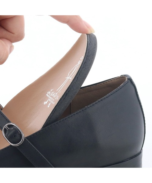 あしながおじさん（アシナガオジサン）の「ストラップシューズ　2810611（パンプス・レディース・ブラック/レッド・24.5cm/24cm/23.5cm/23cm/22.5cm）」の12枚目の写真