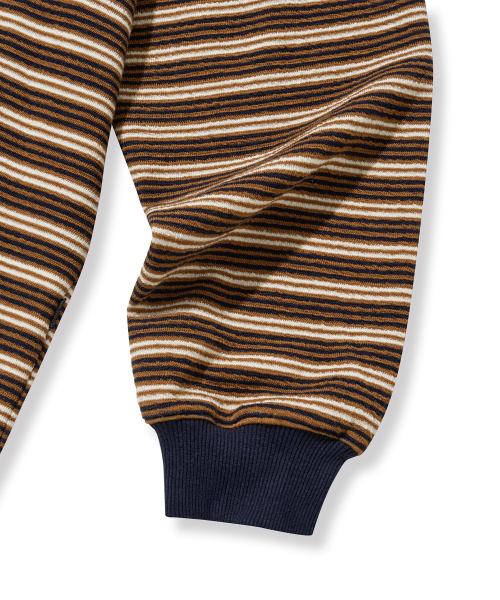 BROWNBREATH(ブラウンブレス)の「TAG TOWEL STRIPE LONGSLEEVE - BROWN(Tシャツ/カットソー・レディース・その他・S/M/L/XL)」の5枚目の写真