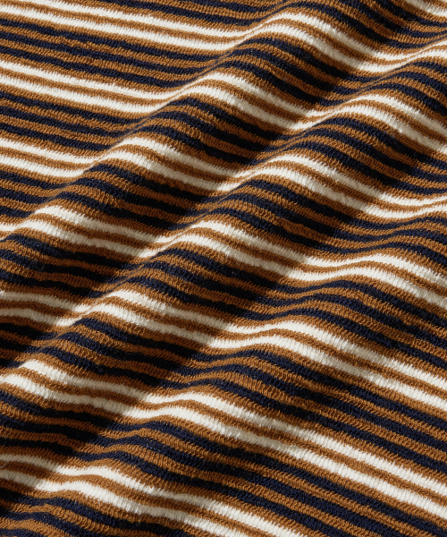 BROWNBREATH(ブラウンブレス)の「TAG TOWEL STRIPE LONGSLEEVE - BROWN(Tシャツ/カットソー・レディース・その他・S/M/L/XL)」の6枚目の写真