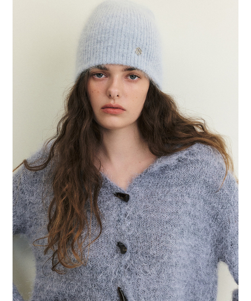 ETMON(エトモン)の「Fluffy Sailor Knit Cardigan, Ash Blue(カーディガン/ボレロ・レディース・その他・FREE)」の4枚目の写真