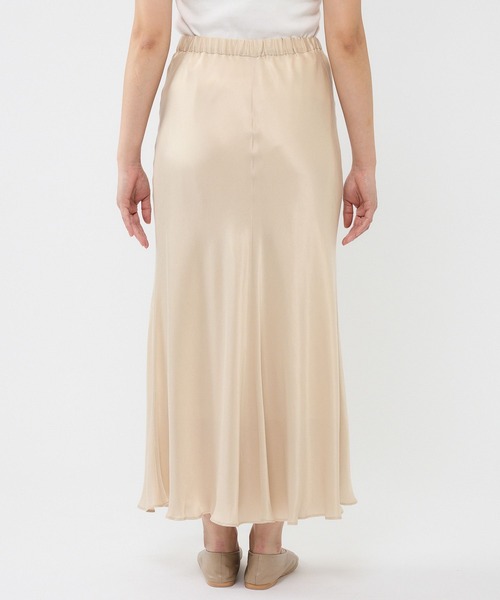 BABYLONE（バビロン）の「フィブリルサテンスカート（スカート・レディース・ブラック/ベージュ・36inch/38inch）」の18枚目の写真