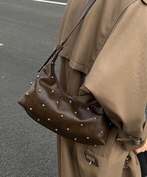WESTSEA | フェイクレザー スタッズ付 ショルダーバッグ 2way(ショルダーバッグ)
