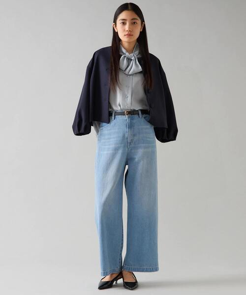 Tiara（ティアラ）の「ボリュームスリーブジャケット（ノーカラージャケット・レディース・ブラック・2）」の5枚目の写真