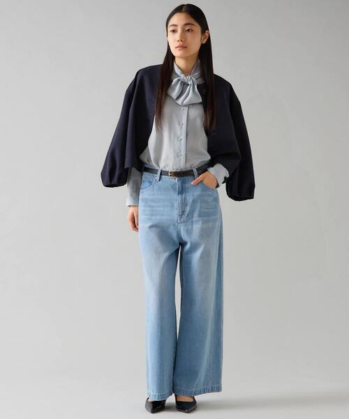 Tiara（ティアラ）の「ボリュームスリーブジャケット（ノーカラージャケット・レディース・ブラック・2）」の6枚目の写真