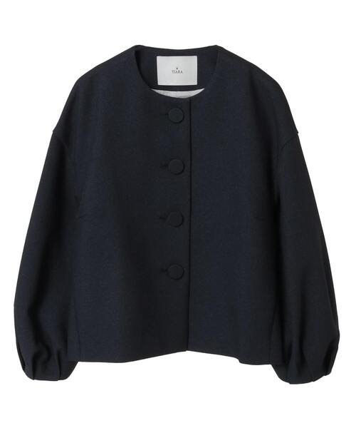 Tiara（ティアラ）の「ボリュームスリーブジャケット（ノーカラージャケット・レディース・ブラック・2）」の7枚目の写真