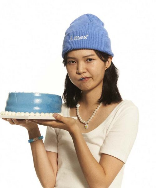 AMESWORLDWIDE(アメスワールドワイド)の「BASIC LOGO BEANIE SKY BLUE(ニットキャップ/ビーニー・レディース・その他・FREE)」の6枚目の写真