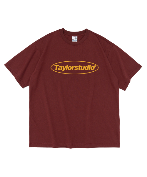 TAILOR STUDIO(テーラースタジオ)の「CKロゴ半袖Tシャツ(ワイン)(Tシャツ/カットソー・レディース・その他・S/M/L/2XL/XL)」の1枚目の写真