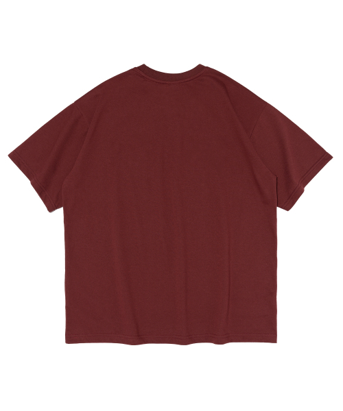 TAILOR STUDIO(テーラースタジオ)の「CKロゴ半袖Tシャツ(ワイン)(Tシャツ/カットソー・レディース・その他・S/M/L/2XL/XL)」の2枚目の写真
