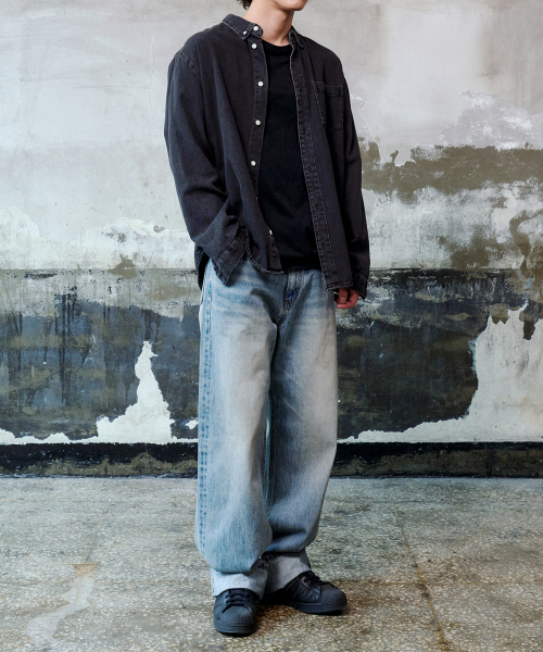 DENMADE(デンメイド)の「DEN0761 Faded Selvedge Wide - Golden Hour(デニムパンツ・メンズ・その他・XL/L/M/S)」の5枚目の写真