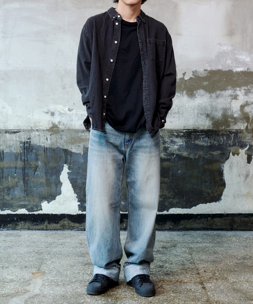 DENMADE(デンメイド)の「DEN0761 Faded Selvedge Wide - Golden Hour(デニムパンツ・メンズ・その他・XL/L/M/S)」の6枚目の写真