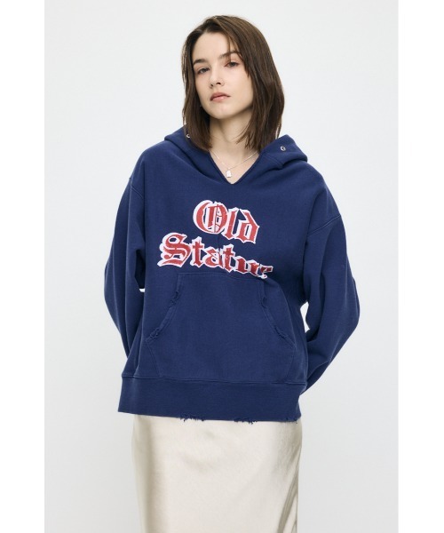 今季新作☆MOUSSY good timeプルオーバー☆シネマプリントスウェット moussy - 今季新作♡MOUSSY GOOD TIMES プルオーバーロゴプリント