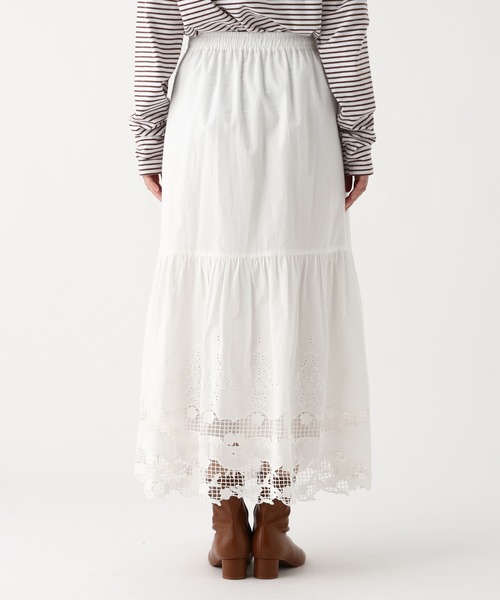 Elura(エルーラ)の「レースロングスカート/655738(スカート・レディース・ホワイト/ブラック・FREE)」の18枚目の写真