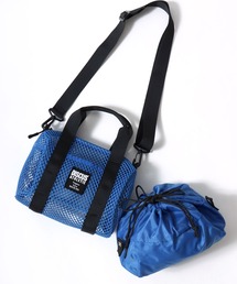 DISCUS ATHLETIC（ディスカス　アスレチック）の「DISCUS ATHLETIC（ディスカスアスレチック）メッシュ2WAYロールボストンバッグ/巾着付き/ショルダー・ハンド対応/ユニセックス（ボストンバッグ）」