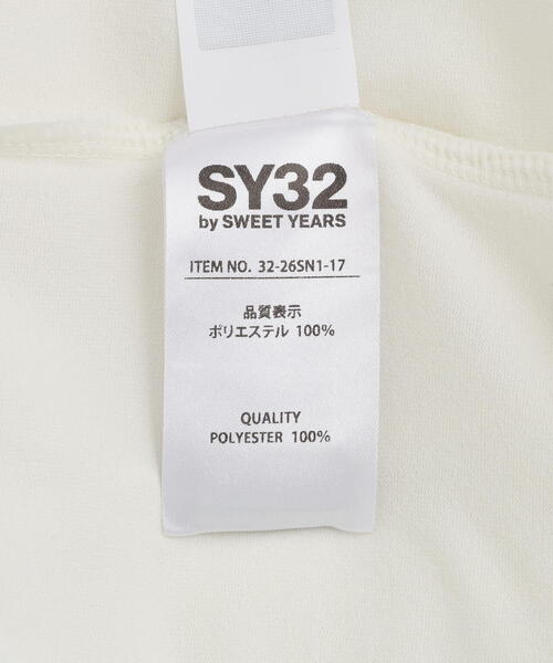 SY32 by SWEET YEARS(エスワイサーティトゥバイスィートイヤーズ)の「SY32 by SWEET YEARS /エスワイサーティトゥ バイ スィートイヤーズ/NEO SHIELD LOGO L/S TEE(Tシャツ/カットソー・メンズ・ブラック/ホワイト・L/M/XL)」の21枚目の写真