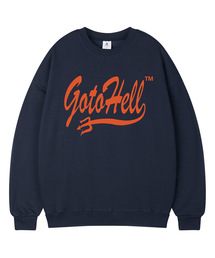 TOPBOY（トップボーイ）の「ゴートゥーヘル オーバーサイズ 裏起毛 プリンティング スウェットシャツ（スウェット）」