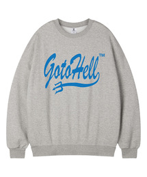 TOPBOY（トップボーイ）の「ゴートゥーヘル オーバーサイズ 裏起毛 プリンティング スウェットシャツ（スウェット）」