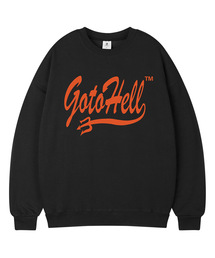 TOPBOY（トップボーイ）の「ゴートゥーヘル オーバーサイズ 裏起毛 プリンティング スウェットシャツ（スウェット）」