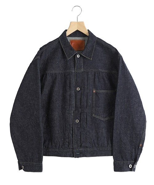 GOLD（ゴールド）の「GOLD / ゴールド：RECYCLED SUVIN COTTON YARAN 11.5oz DENIM BLOUSE WWⅡ MODEL：26A-GL15860N[MUS]（デニムジャケット・メンズ・ノンウォッシュ・M）」の15枚目の写真