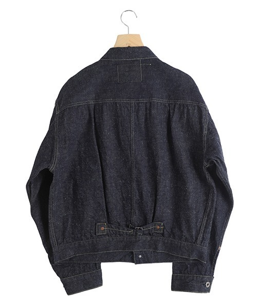 GOLD（ゴールド）の「GOLD / ゴールド：RECYCLED SUVIN COTTON YARAN 11.5oz DENIM BLOUSE WWⅡ MODEL：26A-GL15860N[MUS]（デニムジャケット・メンズ・ノンウォッシュ・M）」の16枚目の写真