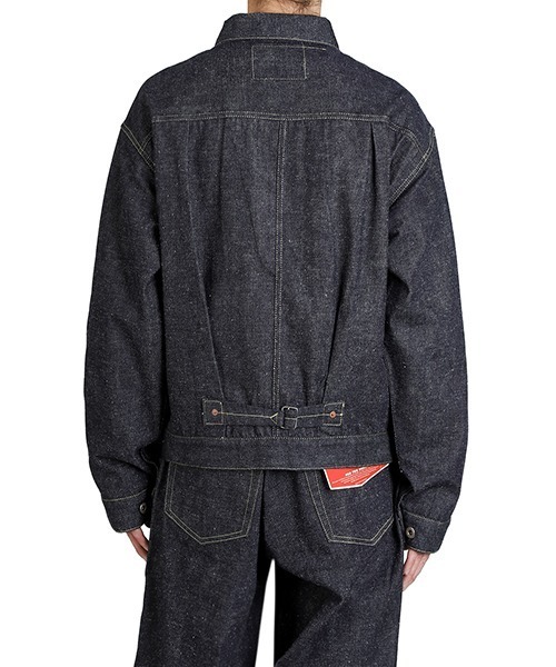 GOLD（ゴールド）の「GOLD / ゴールド：RECYCLED SUVIN COTTON YARAN 11.5oz DENIM BLOUSE WWⅡ MODEL：26A-GL15860N[MUS]（デニムジャケット・メンズ・ノンウォッシュ・M）」の19枚目の写真