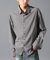 LAND MUSEUM | LAND MUSEUM／チェックチョーカー長袖シャツ(シャツ/ブラウス)