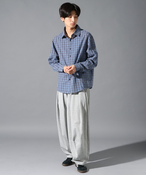 LAND MUSEUM(ランドミュージアム)の「LAND MUSEUM/チェックチョーカー長袖シャツ(シャツ/ブラウス・メンズ・ブラック/ネイビー・LARGE/MEDIUM)」の12枚目の写真