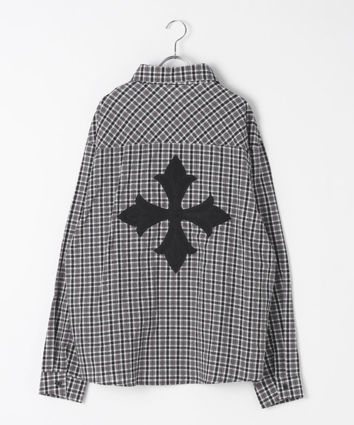 LAND MUSEUM(ランドミュージアム)の「LAND MUSEUM/チェックチョーカー長袖シャツ(シャツ/ブラウス・メンズ・ブラック/ネイビー・LARGE/MEDIUM)」の20枚目の写真