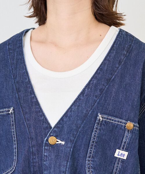 限定展開 Lee × FREAK'S STORE/リー 別注 ノーカラー ジャケット