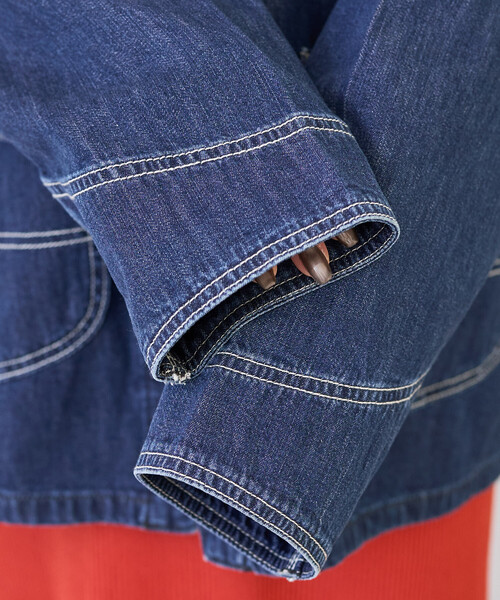 限定展開 Lee × FREAK'S STORE/リー 別注 ノーカラー ジャケット