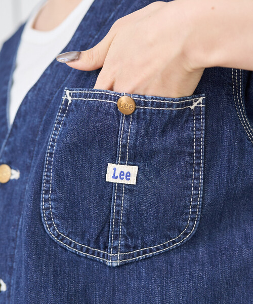 た*け様 Lee × FREAK'S 別注 カバーオール デニムジャケット リー Lee（リー） デニムジャケット gジャン × FREAK'S STORE/リー 別注