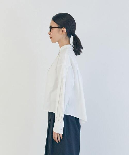 LOISIR(ロワズィール)の「ワークディテールショートシャツ(シャツ/ブラウス・レディース・オフホワイト/インディゴブルー・FREE)」の11枚目の写真