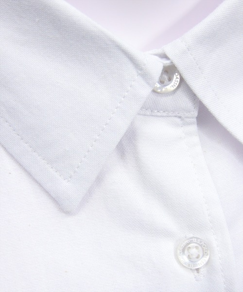 U.S. POLO ASSN.(ユーエスポロアッスン)の「【U.S. POLO ASSN.】clear別注 オーバーサイズオックスシャツ(シャツ/ブラウス・レディース・オフホワイト/サックスブルー/ピンク・F)」の15枚目の写真
