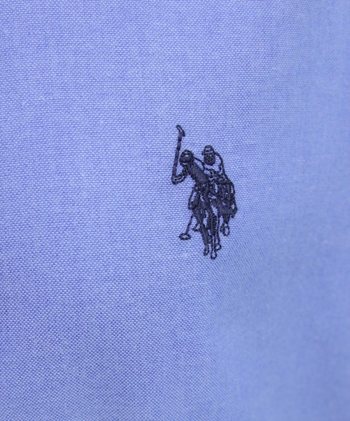 U.S. POLO ASSN.(ユーエスポロアッスン)の「【U.S. POLO ASSN.】clear別注 オーバーサイズオックスシャツ(シャツ/ブラウス・レディース・オフホワイト/サックスブルー/ピンク・F)」の20枚目の写真