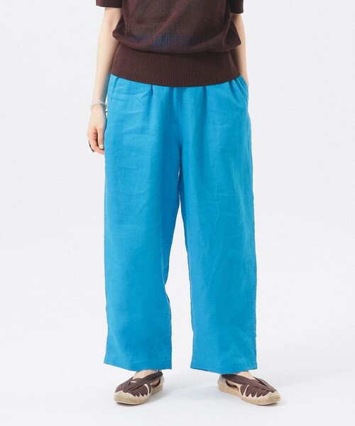 BEAMS BOY(ビームスボーイ)の「リネン ソリッド イージー(その他パンツ・レディース・ブラック/レッド/ターコイズブルー・ONE SIZE)」の2枚目の写真