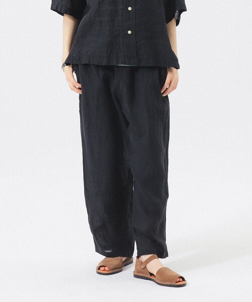 BEAMS BOY(ビームスボーイ)の「リネン ソリッド イージー(その他パンツ・レディース・ブラック/レッド/ターコイズブルー・ONE SIZE)」の1枚目の写真