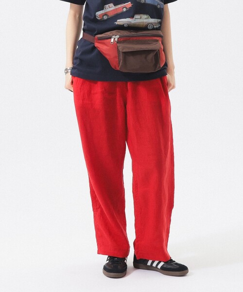 BEAMS BOY(ビームスボーイ)の「リネン ソリッド イージー(その他パンツ・レディース・ブラック/レッド/ターコイズブルー・ONE SIZE)」の9枚目の写真