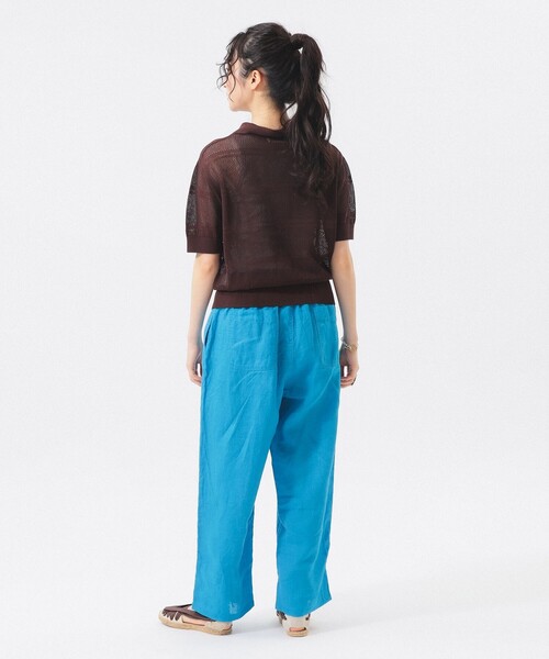 BEAMS BOY(ビームスボーイ)の「リネン ソリッド イージー(その他パンツ・レディース・ブラック/レッド/ターコイズブルー・ONE SIZE)」の12枚目の写真