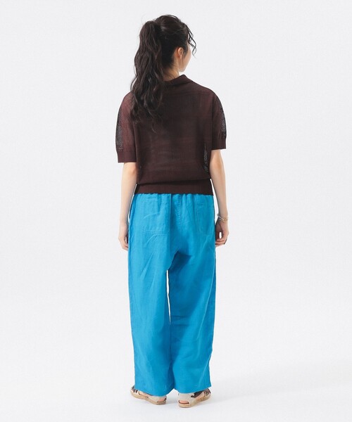 BEAMS BOY(ビームスボーイ)の「リネン ソリッド イージー(その他パンツ・レディース・ブラック/レッド/ターコイズブルー・ONE SIZE)」の13枚目の写真