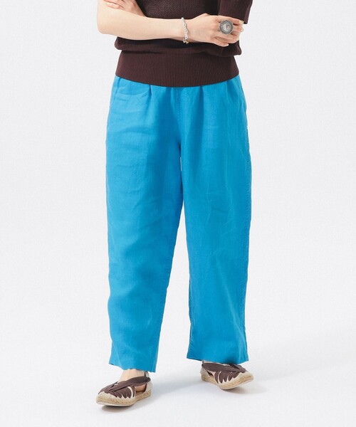 BEAMS BOY(ビームスボーイ)の「リネン ソリッド イージー(その他パンツ・レディース・ブラック/レッド/ターコイズブルー・ONE SIZE)」の14枚目の写真
